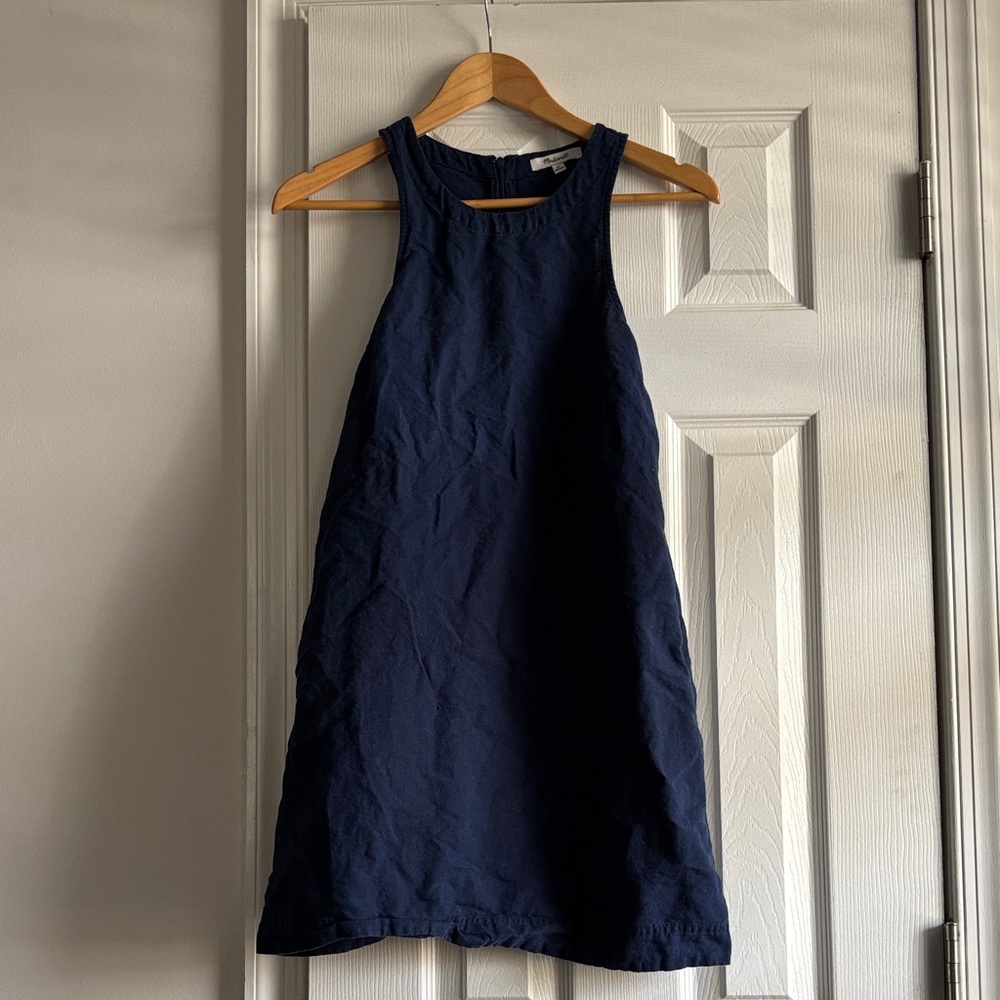 Madewell Navy Blue Mini Dress